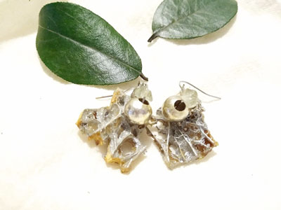 Aretes penca nopal platish