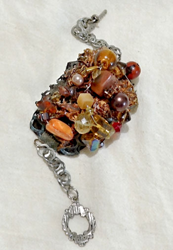 Pulsera liquen atardecer