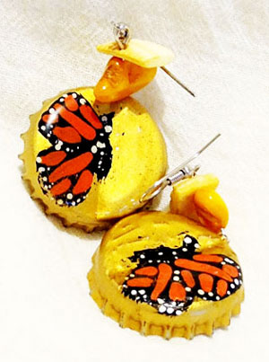 Aretes corcholata toque de mar