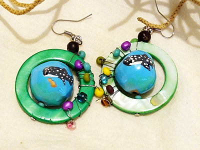 Aretes tiburón ballena